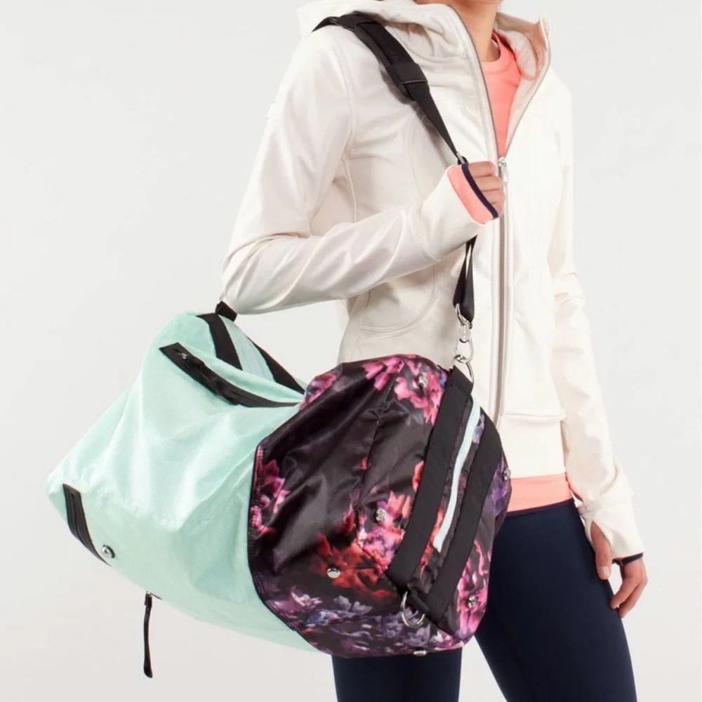 Lululemon Do It Up Duffle | Mint Moment Floral | One Size